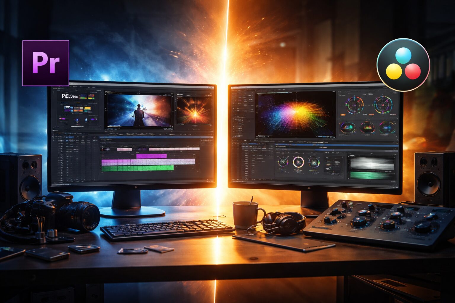 تفاوت نرم افزار پریمیر و داوینچی | مقایسه Premiere Pro و Davinci Resolve برای تدوین