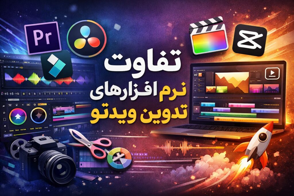 نرم افزار های تدوین ویدئو