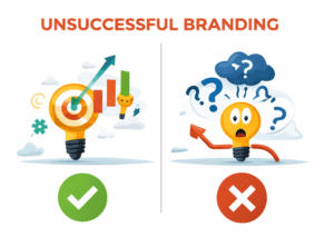 مقایسه یک برندینگ موفق با برندینگ ناموفق