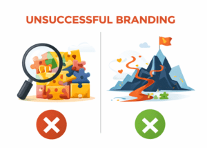 مقایسه یک برندینگ موفق با برندینگ ناموفق