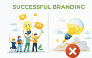 مقایسه برندینگ موفق با برندینگ ناموفق | 3 دلیل شکست و موفقیت برندها 8 برندینگ 6 4