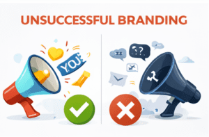 مقایسه برندینگ موفق با برندینگ ناموفق | 3 دلیل شکست و موفقیت برندها 13 برندینگ 6 9